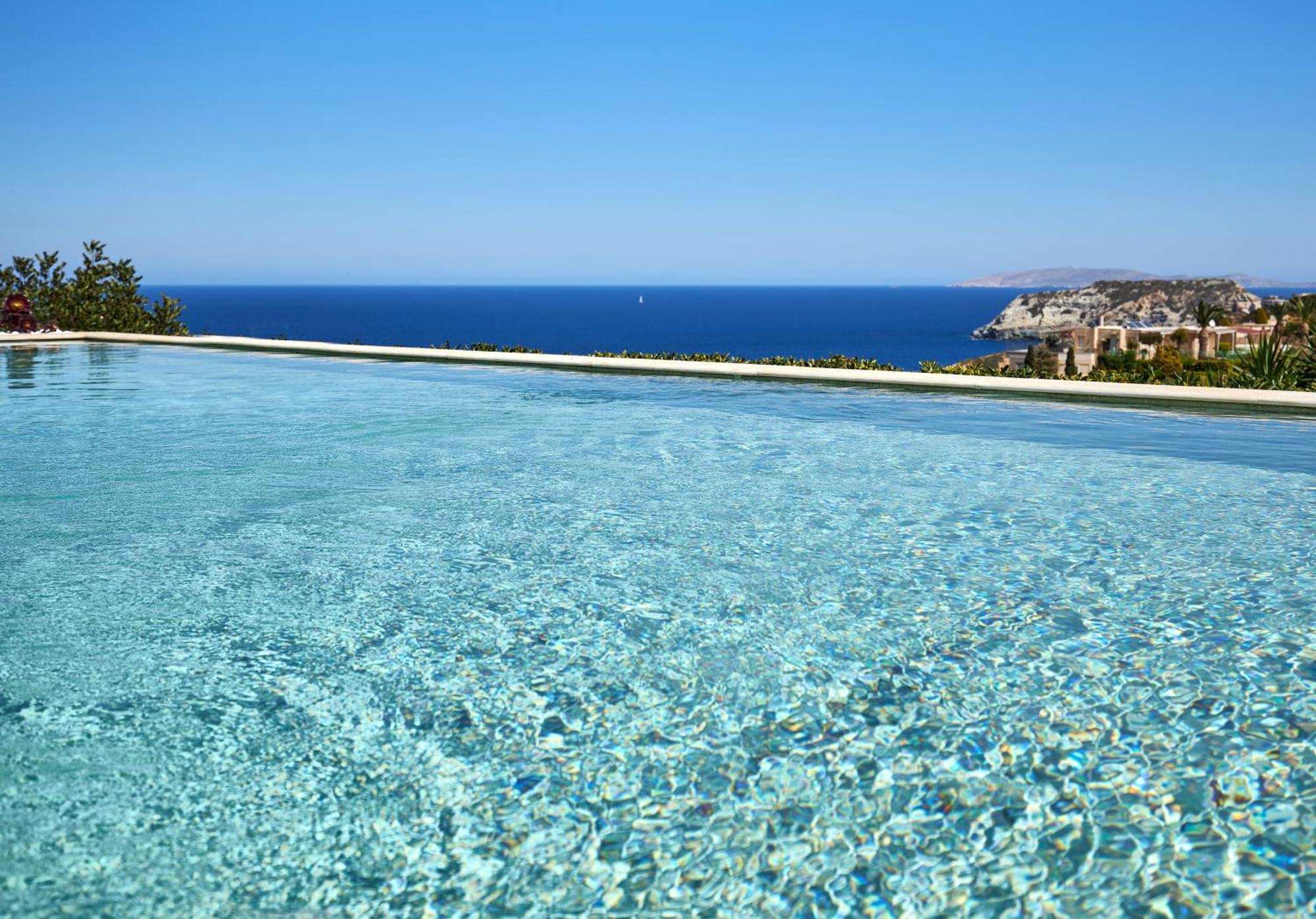 Spacious Villa With Private Eco-Pool And Panoramic Sea View Agia Pelagia Zewnętrze zdjęcie