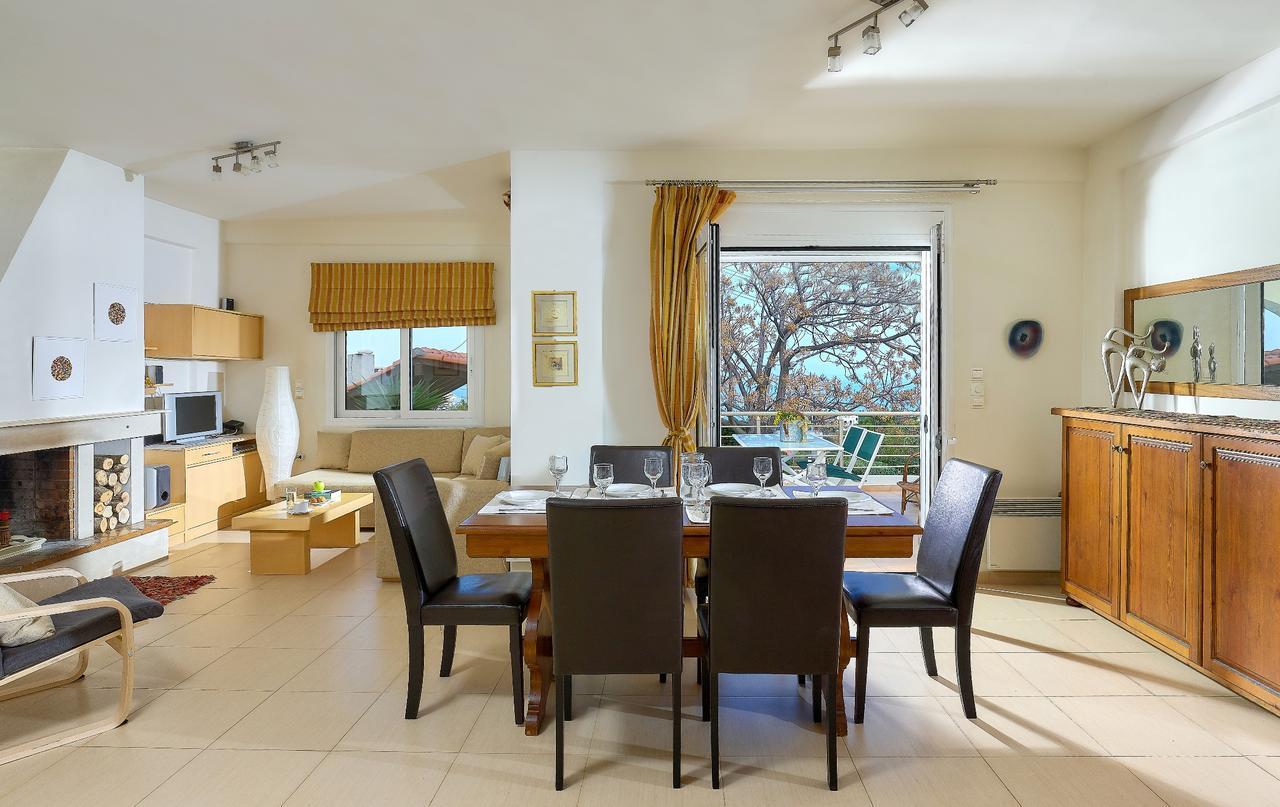Spacious Villa With Private Eco-Pool And Panoramic Sea View Agia Pelagia Zewnętrze zdjęcie