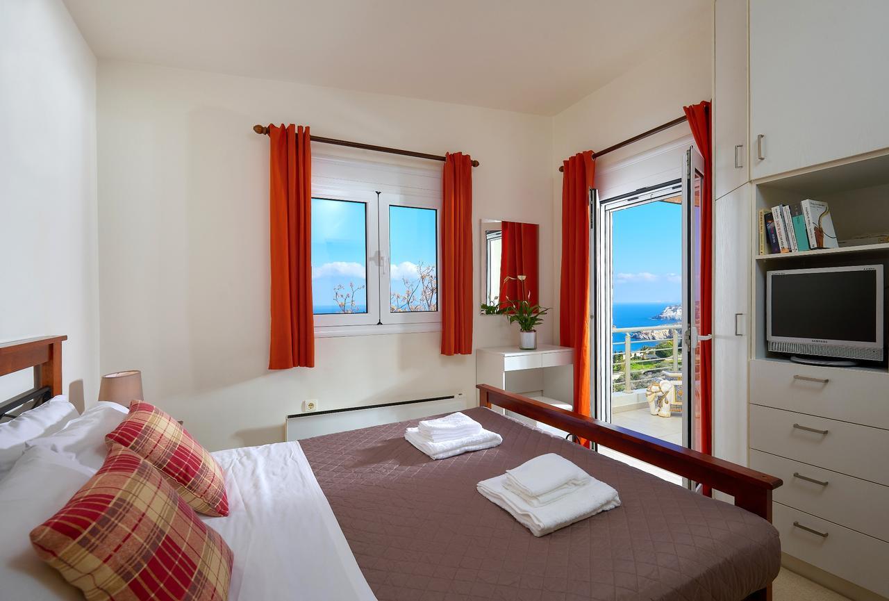 Spacious Villa With Private Eco-Pool And Panoramic Sea View Agia Pelagia Zewnętrze zdjęcie