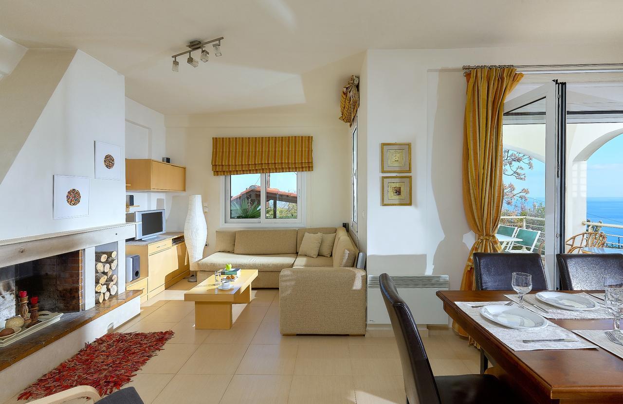 Spacious Villa With Private Eco-Pool And Panoramic Sea View Agia Pelagia Zewnętrze zdjęcie