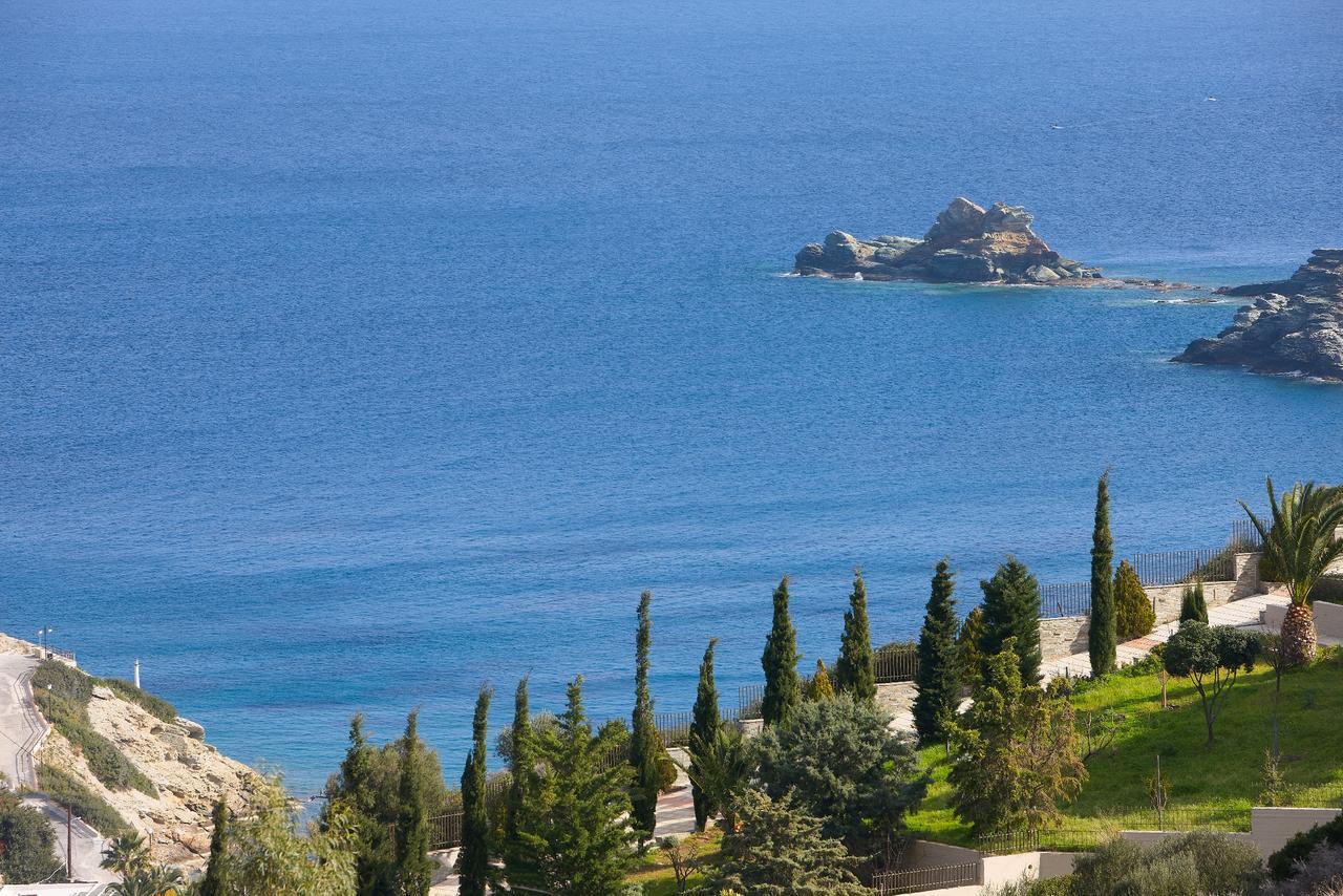Spacious Villa With Private Eco-Pool And Panoramic Sea View Agia Pelagia Zewnętrze zdjęcie